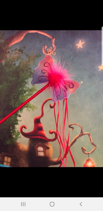 red fairy wand