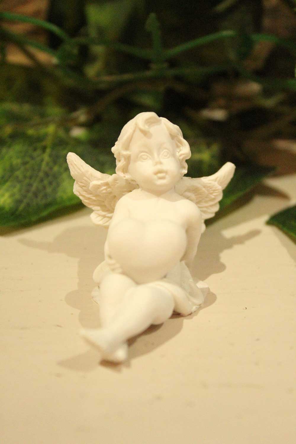 Miniature Cherub Ornament Laying Tinkerbells Emporium