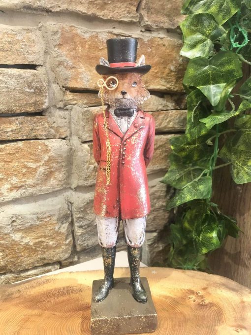 Dapper Animal Figurine Fox