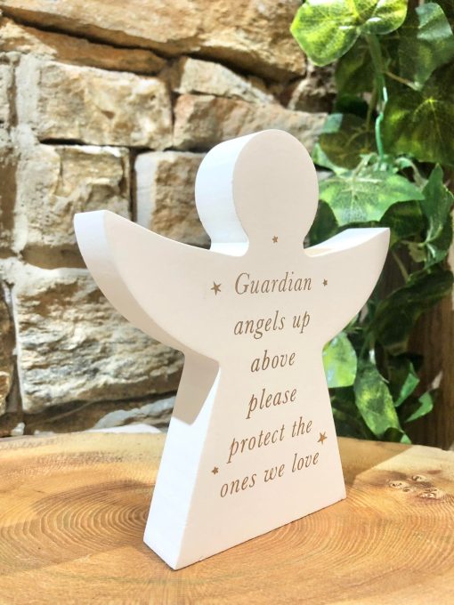 Guardian Angel Above Free Standing Plaque - Image 2