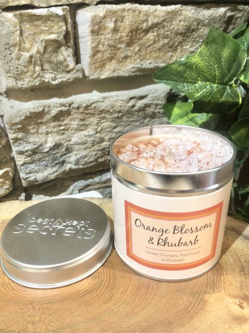 Best Kept Secrets Candle Orange Blossom and Rhubarb