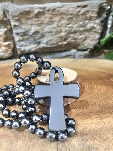 Hematite hot sale ankh necklace