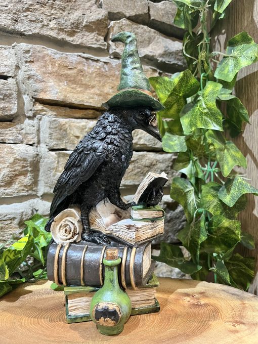 Raven on Books Ornament