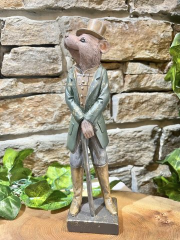 Dapper Animal Figurine Mouse | Tinkerbells Emporium