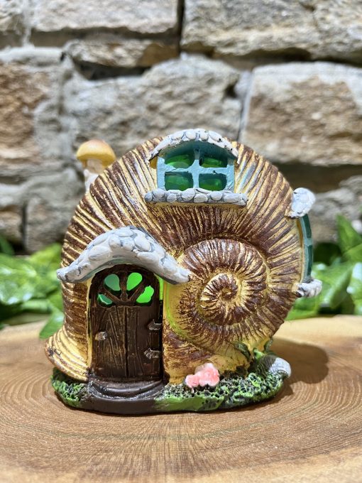 LED Colour Changing Shell Fairy House