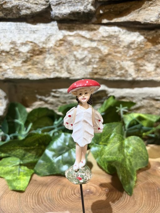 Toadstool Fairy Standing (with stake)