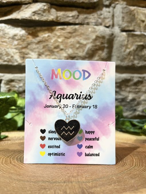 Star Sign Mood Necklace - Aquarius