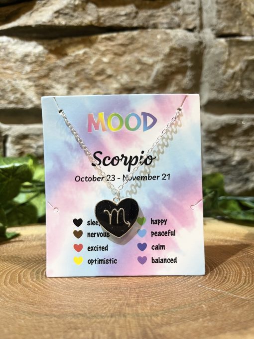 Star Sign Mood Necklace - Scorpio