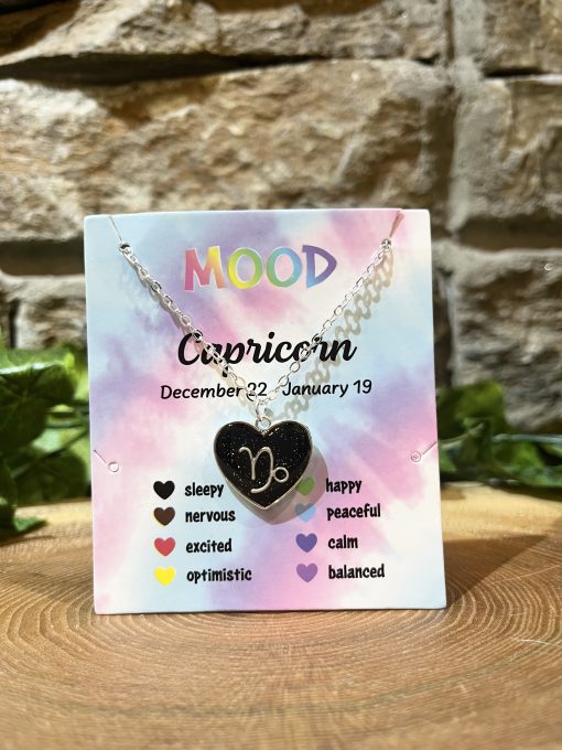 Star Sign Mood Necklace - Capricorn