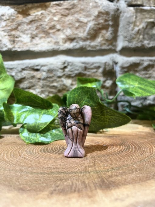 Rhodonite Crystal Angel 3.5cm