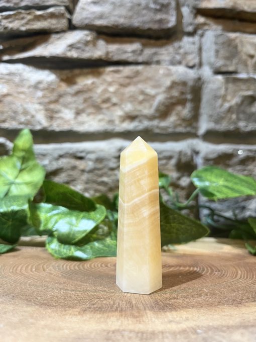 Orange Calcite Crystal Point 6cm