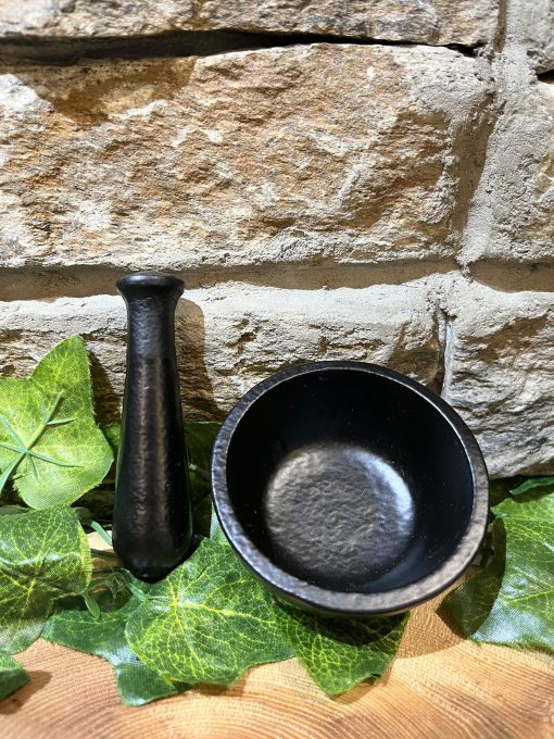 Cast Iron Mortar and Pestle - Image 2