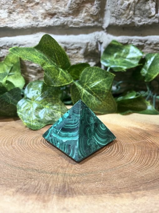 Malachite Crystal Pyramid 4cm