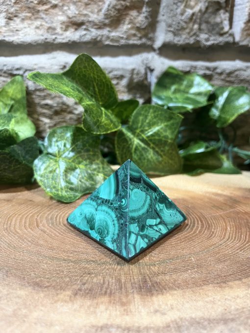 Malachite Crystal Pyramid 4cm - Image 2