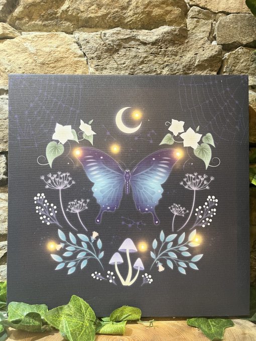 Butterfly Magic LED Light Up Canvas