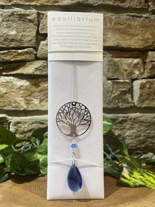 Tree of Life Suncatcher Blue