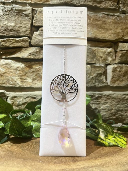 Tree of Life Suncatcher Pink