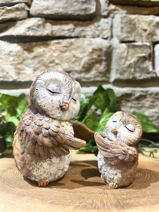 Owl Embrace Mummy And Baby Ornament - Image 2