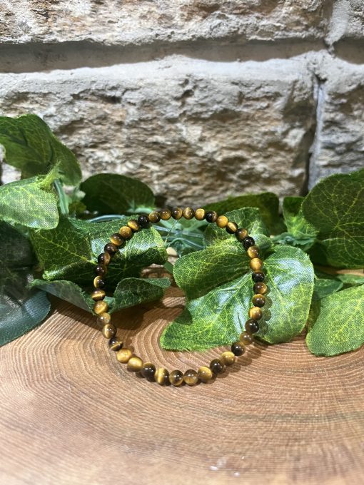 Tiger Eye Crystal Beaded Bracelet