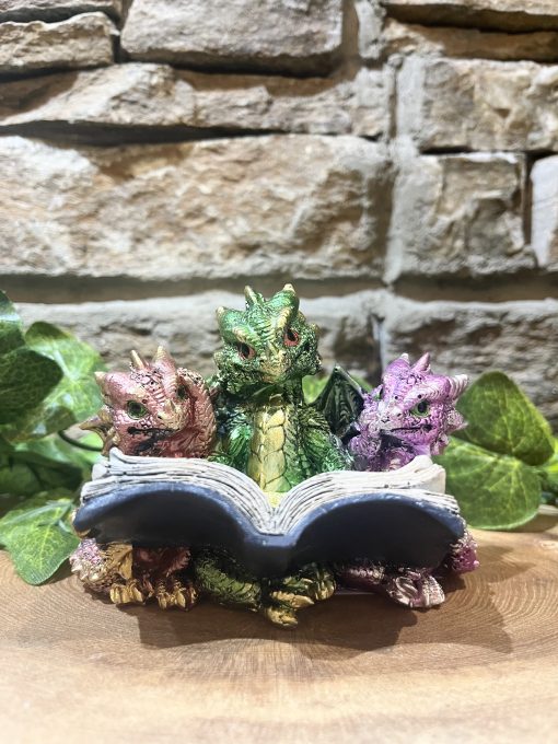 Trio Reading Dragons Ornament