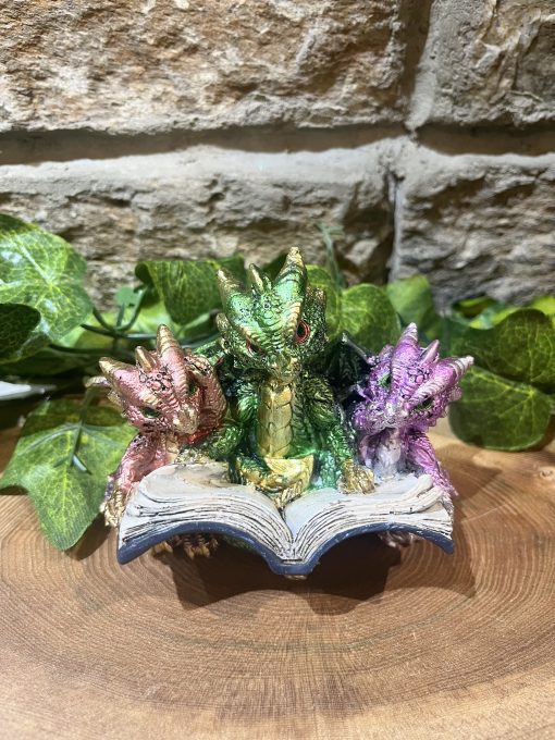 Trio Reading Dragons Ornament - Image 2