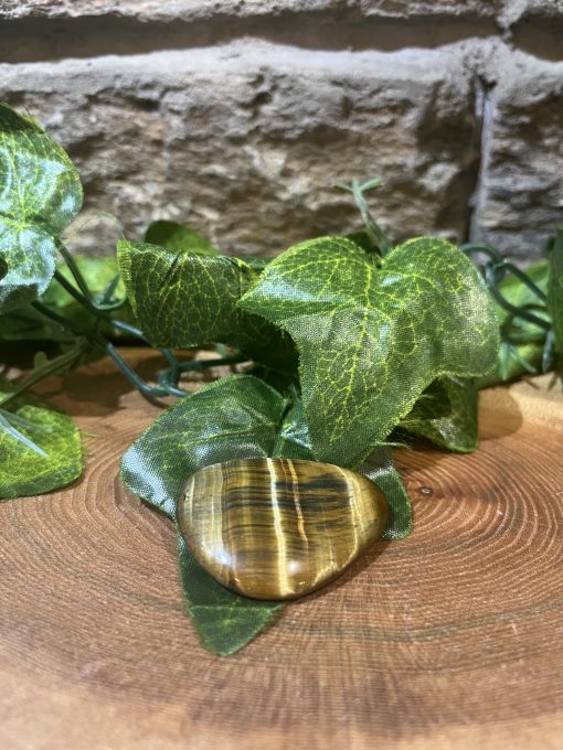 Tiger Eye Crystal Worry Stone 4cm