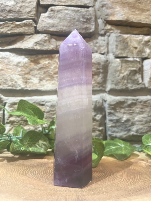 Fluorite Crystal Tower Purple 14cm