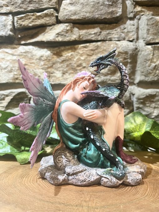 Sleeping Fairy & Dragon Ornament