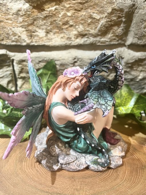 Sleeping Fairy & Dragon Ornament - Image 2