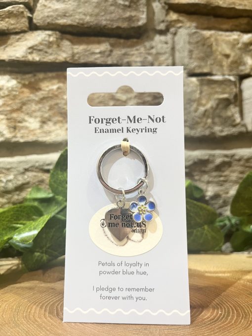 Forget Me Not Keyring