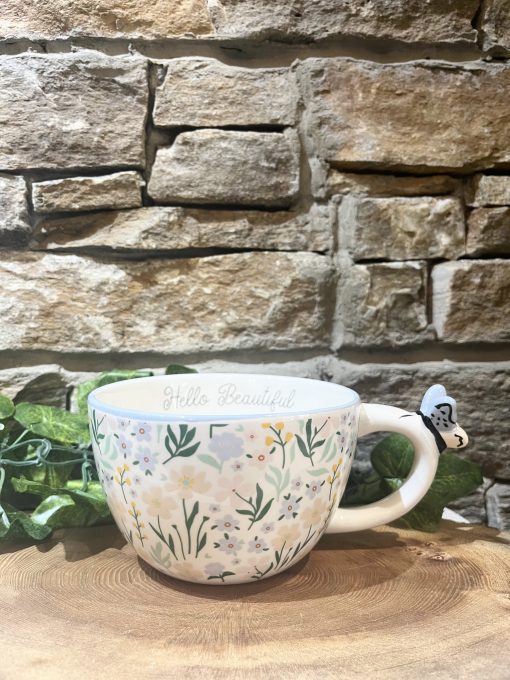 Floral Butterfly Mug